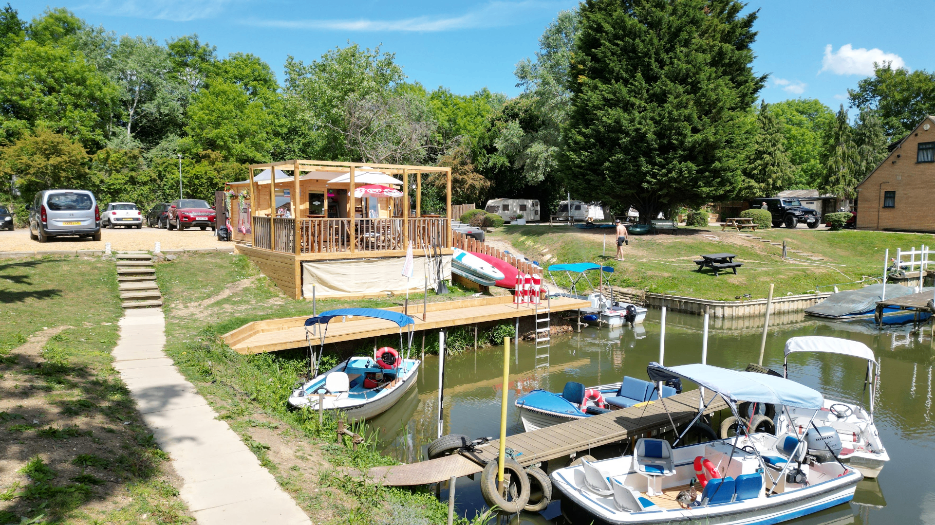 Boat hire on the River Great Ouse